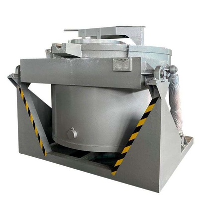 Horno de inducción rotatorio de la fusión del metal 2000kgs para los pedazos de aluminio