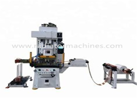 Máquina de cobre de alta velocidad de la prensa de la aleta del equipo industrial automático de la HVAC