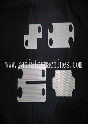 comprar Exchanger de calor personalizable aletas de aluminio máquina para la producción de aletas de enfriador de aceite Fabricación en línea