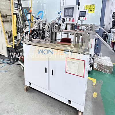 comprar Máquina de fabricación de aletas de cobre totalmente automática con aire comprimido filtrado y seco Fabricación en línea