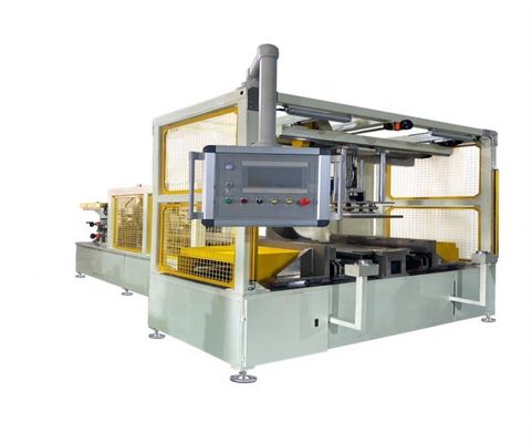 comprar Máquina de construcción de núcleo de radiador totalmente automática con servocontrol de 16 ejes para longitud de núcleo de 650 mm-850 mm y altura de aleta de 4 mm-10 mm Fabricación en línea