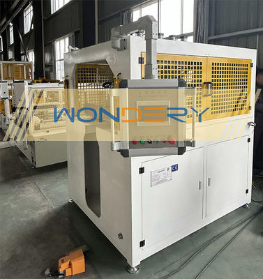 comprar Máquina de acoplamiento de tanques de plástico de tipo servo con altura del núcleo de 1050 mm y acoplamiento automático para radiadores de aluminio Fabricación en línea