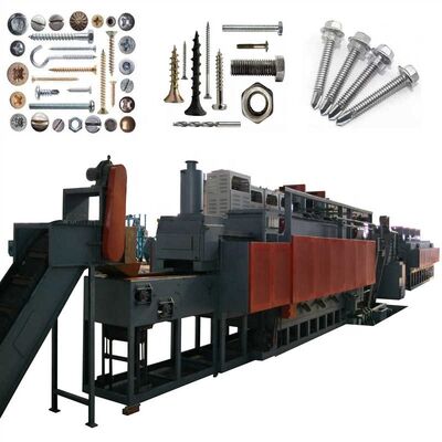 comprar Horno de malla continua de temple y revenido eléctrico con potencia total de 500KW y productividad de 350 kg/hora para tornillos autorroscantes Fabricación en línea