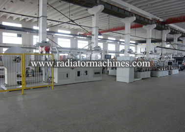 comprar Velocidad de alimentación auto de la dimensión 280m/Min de la máquina 5700X1500x2200 de la aleta del radiador Fabricación en línea