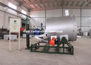 comprar Funcionamiento rotatorio del establo del horno 600kg de la fusión del metal del polvo de fuel del cinc Fabricación en línea