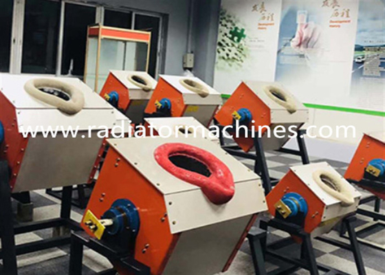 comprar Capacidad industrial de frecuencia media del horno 5KG de la fusión del metal de la inducción 25KW para el aluminio de acero cobreado Fabricación en línea