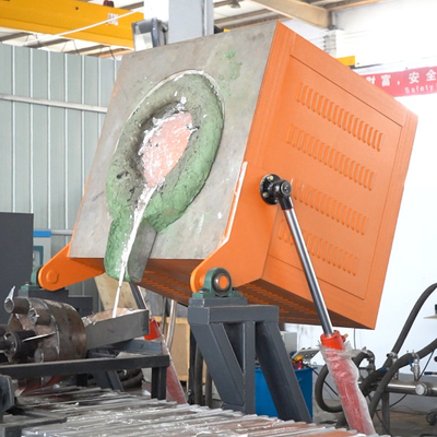 500 kilogramos de horno fusorio eléctrico horno de inducción de la fusión del metal de Celsius de 850 grados