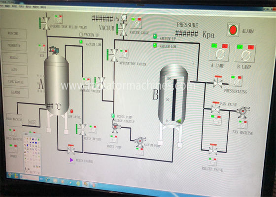 Equipo de impregnación a presión de vacío totalmente automático VPI2800 para aislamiento de motores y transformadores D2800*H3400mm