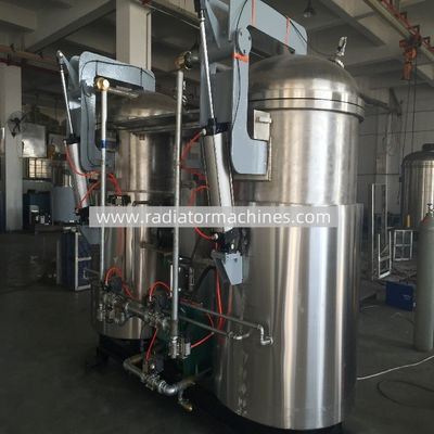 Capacidad industrial de frecuencia media del horno 5KG de la fusión del metal de la inducción 25KW para el aluminio de acero cobreado