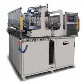 Máquina que afianza del tanque plástico servo para 4 calentadores del aluminio de los lados
