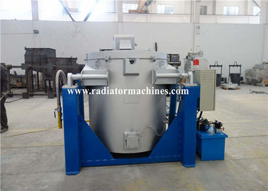 Hornos fusorios de fuel del metal/de aluminio con el sistema ardiente 350KG del tubo
