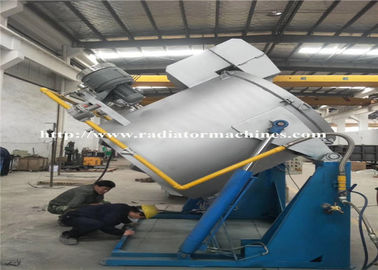 Equipo de aluminio de la fusión del metal del gas del pedazo del ISO 800Kgs con el sistema ardiendo del tubo