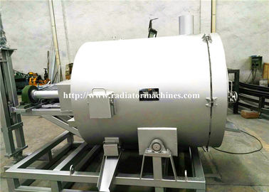 Tipo rotatorio tiempo de fuel diesel de la larga vida 600Kgs del mini horno de la fusión del metal