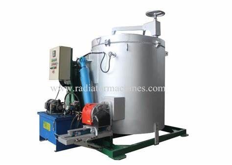 1000kg horno fusorio de acero inoxidable de la chatarra del grado de la capacidad 850C