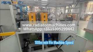 100m/min High Speed Aluminum Fin Making Machine | Reliable Fin Rolling Line for HVAC & Radiator