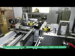 Máquina de crimpado y cierre de tanques de plástico con calentador automático de 4 lados, mecanismo de rodadura