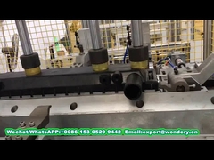 Máquina de crimpado y engarzado de tanques de plástico para radiadores de automóviles