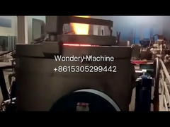 Horno de fusión de crisol para lingotes de chatarra de metal de cobre alimentado con gas