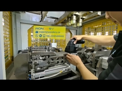 Máquina prensadora de tanque de plástico calentador, máquina remachadora de tanque de plástico