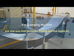 ¿Cómo se produce la aleta de aluminio compensada con lanza en una máquina de estampación de aletas reciprocantes?