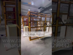 Máquina para hacer aletas de aluminio de alta velocidad