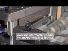 Máquina de prensado de aleta de aluminio de tipo de doble bobina para turbulladores refrigeradores de aceite cargadores de aire