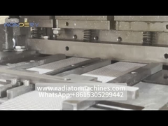 Máquina para la fabricación de aletas de aluminio de doble bobina para enfriadores de carga