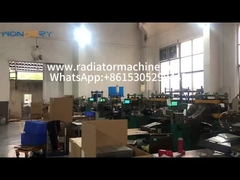 Máquina para la fabricación de aletas de aluminio para intercambiadores de calor aletas de turbuladores de enfriadores