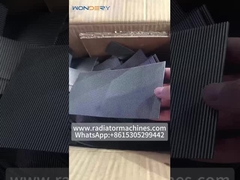 aletas de intercambiadores de calor de alta precisión de acero inoxidable