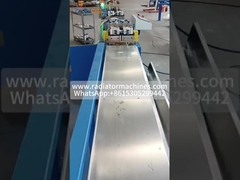 Máquina para enderezar y cortar tuberías redondas de aluminio