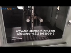 Horno de soldadura fuerte de aluminio con atmósfera controlada y control eléctrico NOCOLOK Flux para intercambiadores de calor